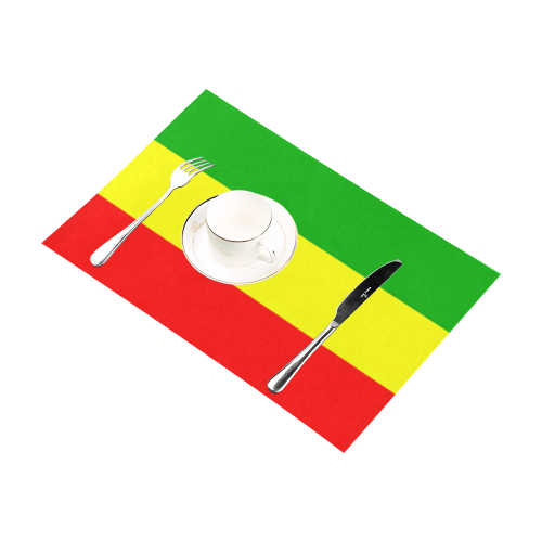 RASTA ONE LOVE Placemat 12’’ x 18’’ (Four Pieces)