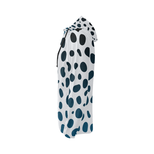 Animal Leopard skin All Over Print Full Zip Hoodie for Women (Model H14)