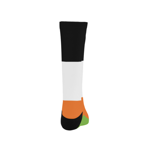 Gender Non-Binary Flag Men's Custom Socks