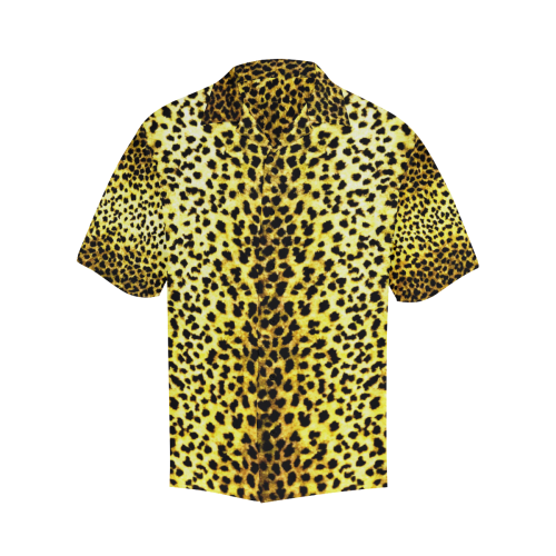LEOPARD faux fur animal print 2 Hawaiian Shirt (Model T58)