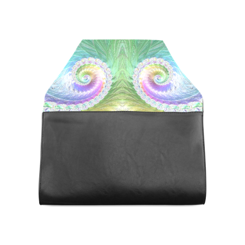 Frax Fractal Rainbow Clutch Bag (Model 1630)