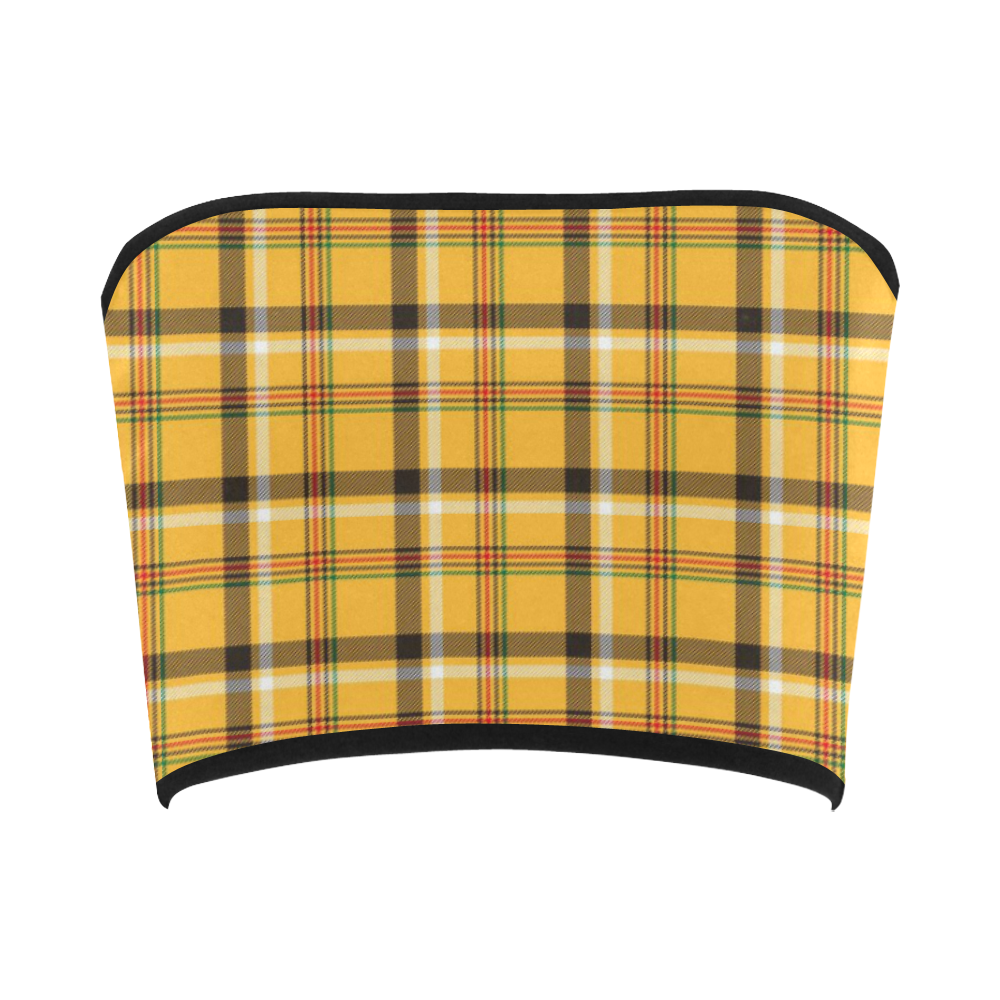 yellow tartan top