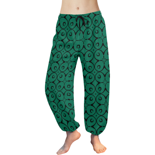 My Lucky Day Lush Meadow Women's All Over Print Harem Pants (Model L18)