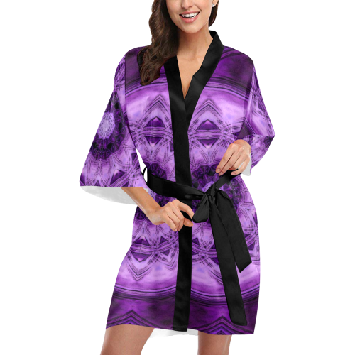 MANDALA PURPLE POWER Kimono Robe