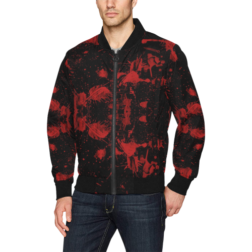 Scary Blood by Artdream All Over Print Bomber Jacket for Men (Model H31)