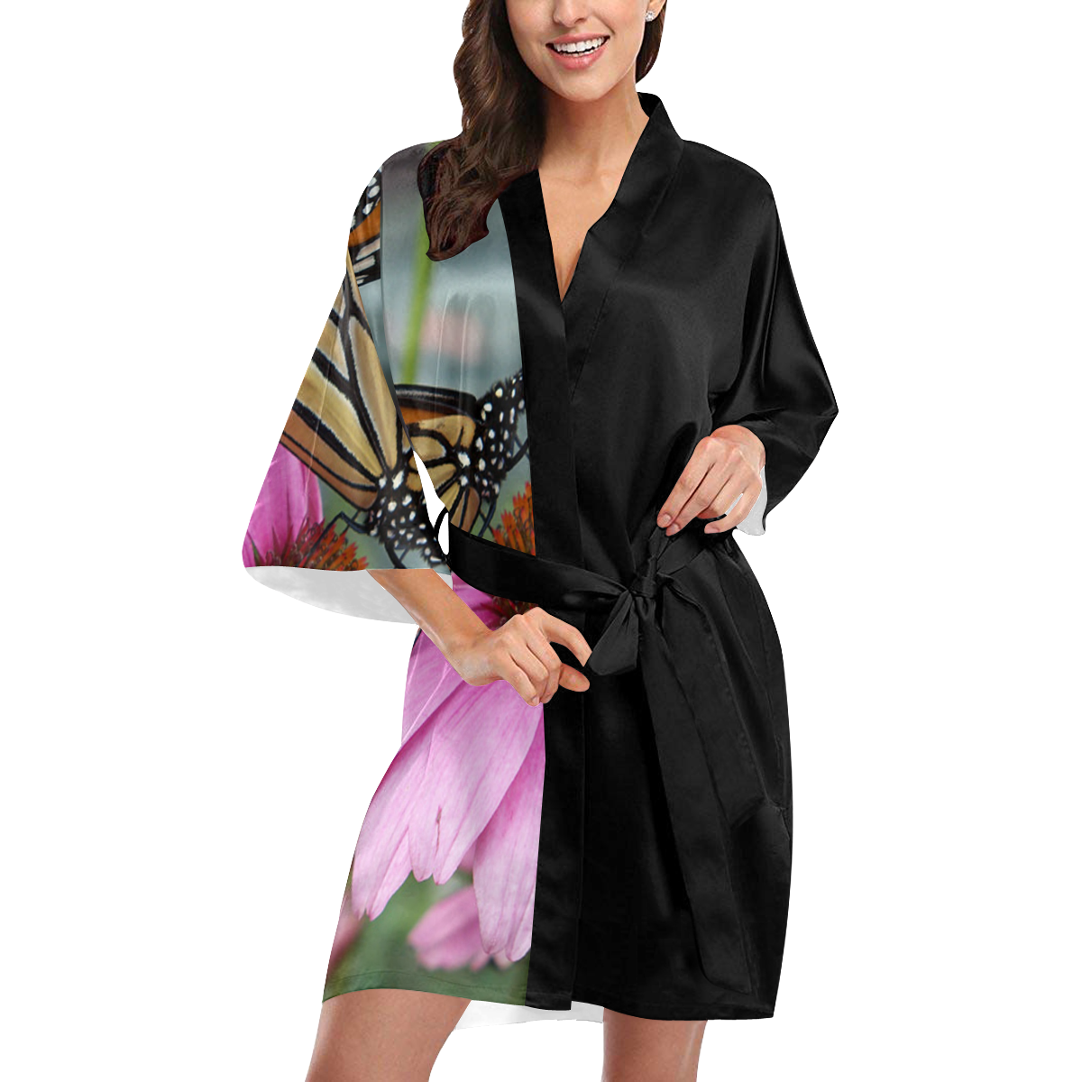 Monarch Butterfly Kimono Robe ID D3540753