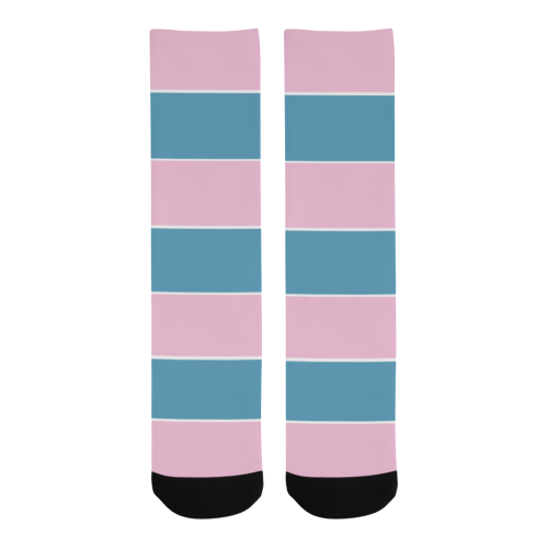 Transsexual Flag Men's Custom Socks