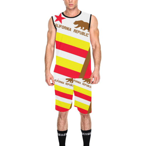 CALIFORNIA REPUBLIC 2 All Over Print Basketball Uniform