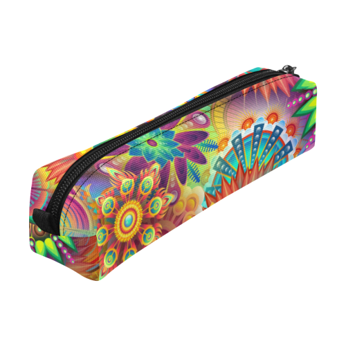 Colorful Abstract Pencil Pouch/Small (Model 1681)