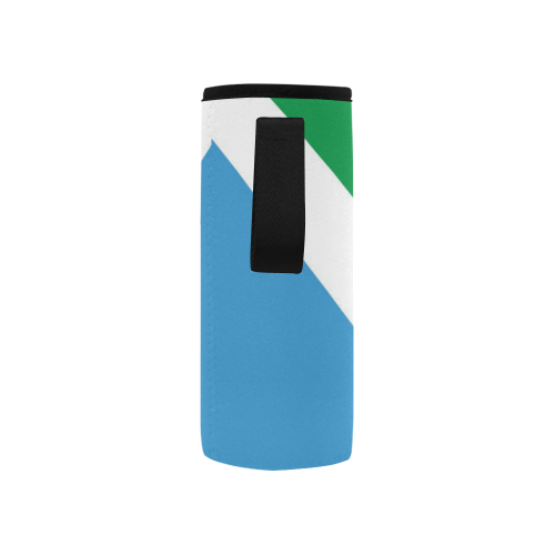Vegan Flag Neoprene Water Bottle Pouch/Small