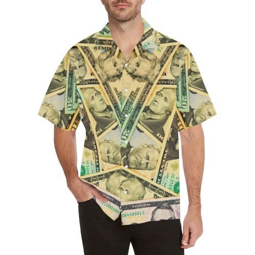 US DOLLARS Hawaiian Shirt (Model T58)