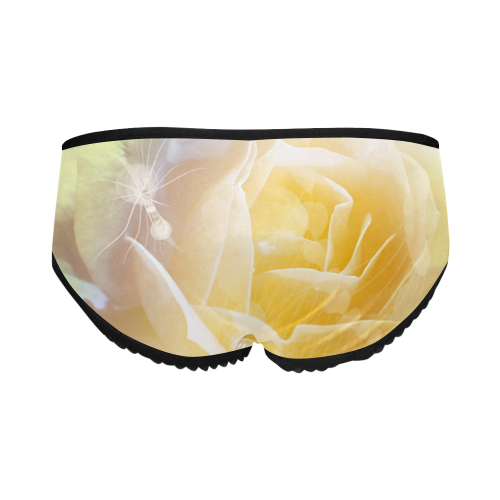 Soft yellow roses Women's All Over Print Classic Briefs (Model L13)