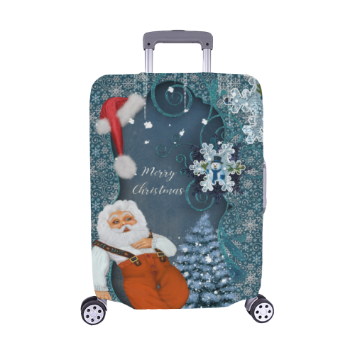 Funny Santa Claus Luggage Cover/Medium 22"-25"
