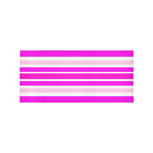 Summer Pinks Stripes Area Rug 7'x3'3''