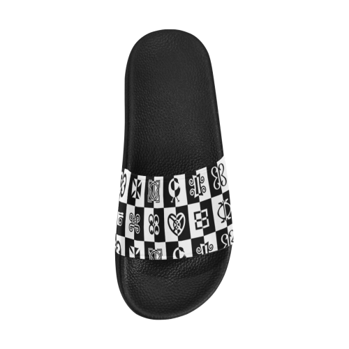 Adinkra CHECCMATE Women's Slide Sandals (Model 057)