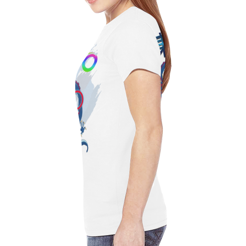 Tokyo New All Over Print T-shirt for Women (Model T45)