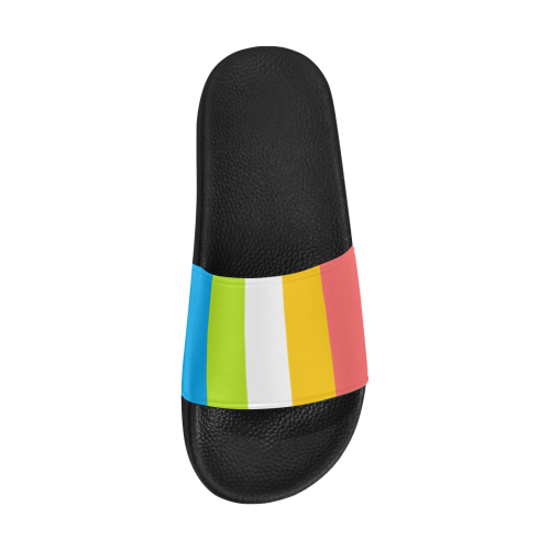 Queer Pride SLides Men's Slide Sandals (Model 057)
