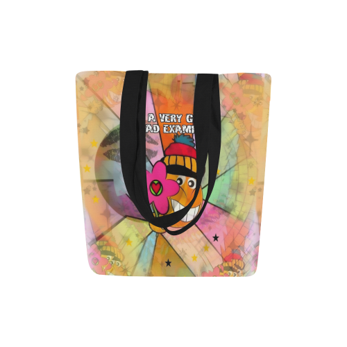I´m a very good Bad Example Popart by Nico Bielow Canvas Tote Bag (Model 1657)