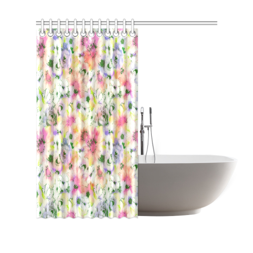 pretty spring floral Shower Curtain 69"x70"