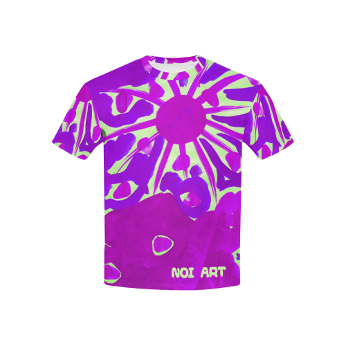 SERIES NOALIE WATERCOLOR PINK SUN Kids' All Over Print T-shirt (USA Size) (Model T40)