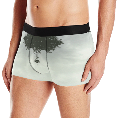 cloud island with a horizon so clear Men's Boxer Briefs with Merged Design (Model  L10)