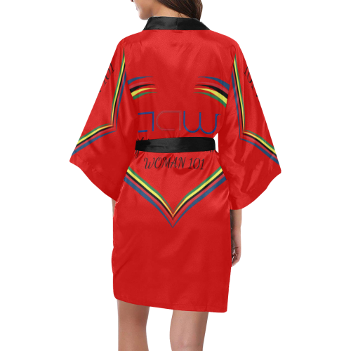 AAW101 Red Kimono Robe