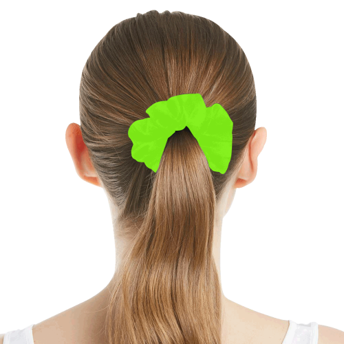 color lawn green All Over Print Hair Scrunchie