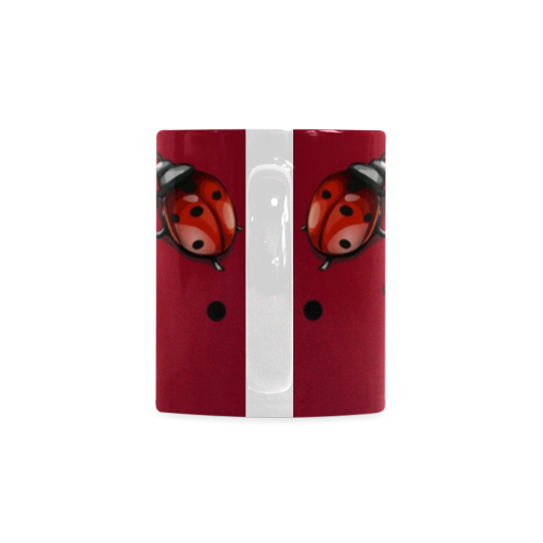 Red Ladybugs White Mug(11OZ)