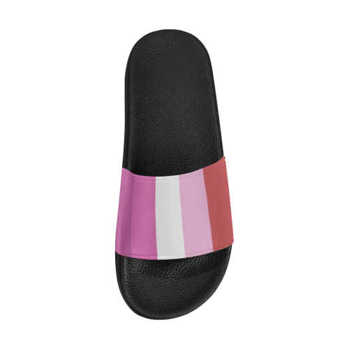 lesbian Pride Flag Slides Men's Slide Sandals (Model 057)