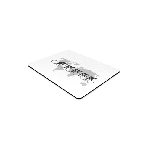 The Bicycle Race 3 Black Rectangle Mousepad