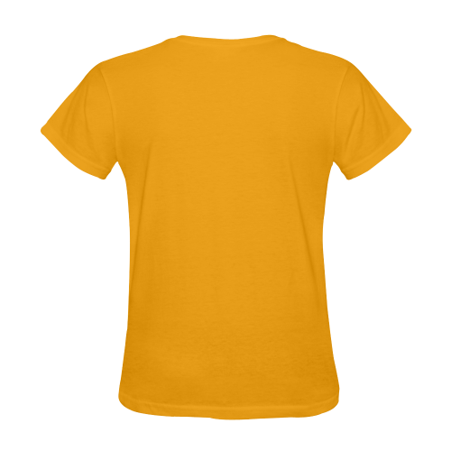 Valentine Mouse Orange Sunny Women's T-shirt (Model T05)