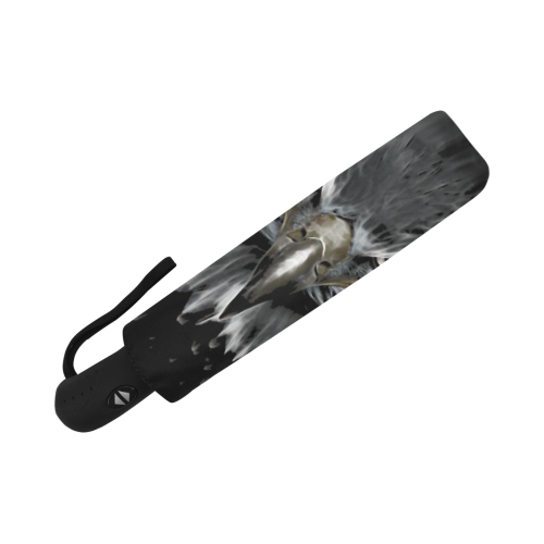 Strong EAGLE Face black Anti-UV Auto-Foldable Umbrella (Underside Printing) (U06)