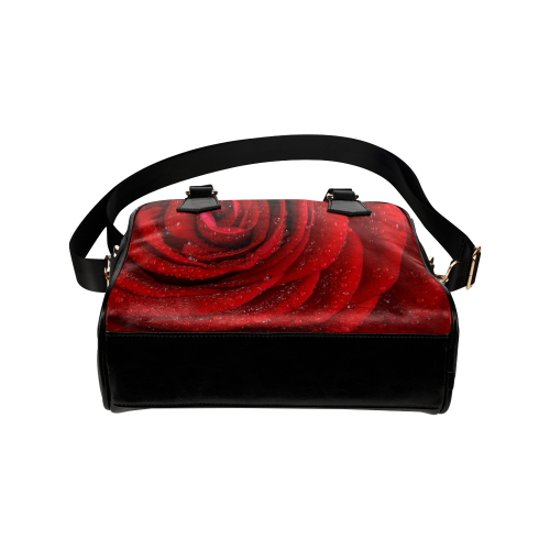 Red rosa Shoulder Handbag (Model 1634)