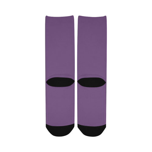 color purple 3515U Women's Custom Socks