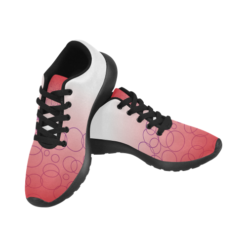 Ethnic dots  red Women’s Running Shoes (Model 020)