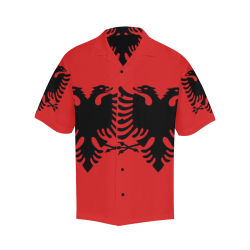 ALBANIA LARGE Hawaiian Shirt (Model T58)