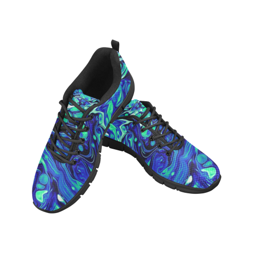 Wavy Women's Running Shoe Women's Breathable Running Shoes (Model 055)
