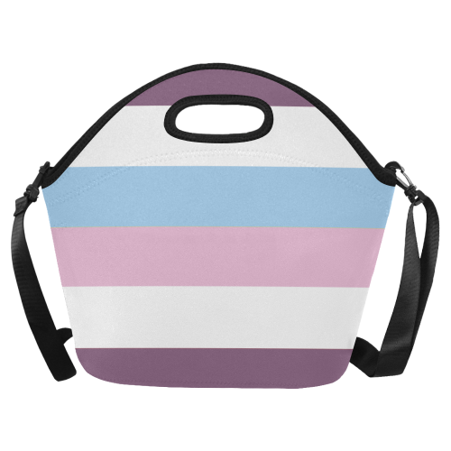 Intersexual Flag Neoprene Lunch Bag/Large (Model 1669)