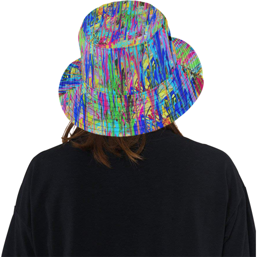Dripping All Over Print Bucket Hat