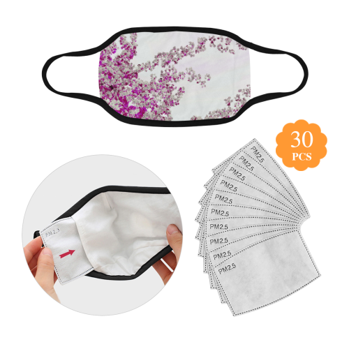 Sakura cherry blossom community face mask Mouth Mask (30 Filters Included) (Non-medical Products)