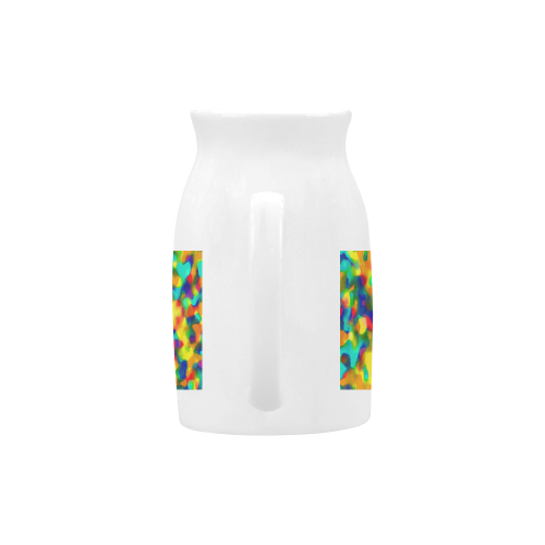 Colorful watercolors texture Milk Cup (Large) 450ml