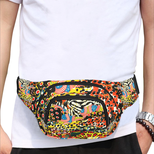 Ethnic patchwork Fanny Pack/Small (Model 1677)