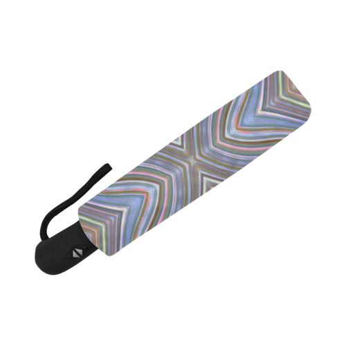 Wild Wavy X Lines 58 Anti-UV Auto-Foldable Umbrella (Underside Printing) (U06)