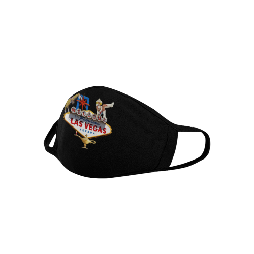 Las Vegas Welcome Sign Mouth Mask (30 Filters Included) (Non-medical Products)