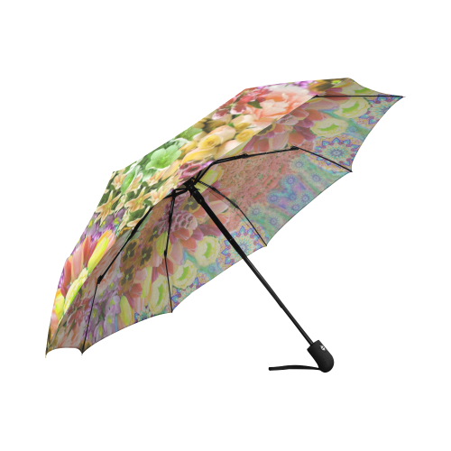 garden flowers 2 Auto-Foldable Umbrella (Model U04)