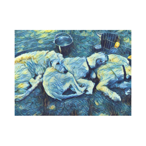 Starry Night Wolfhounds Placemat 14’’ x 19’’ (Set of 6)