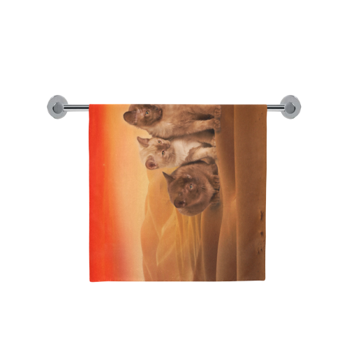 Lovely Kitties With Dancing Ballerina Bath Towel 30"x56"