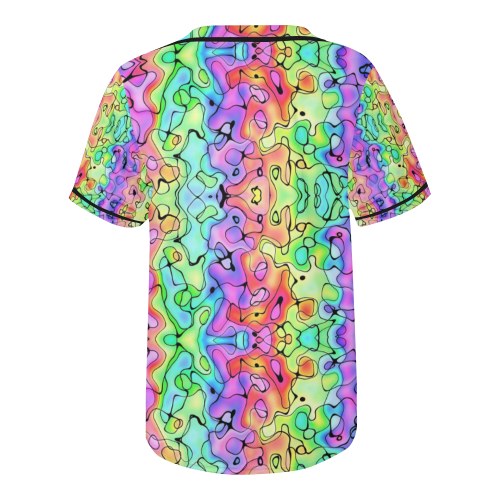 Squirlies Shirt up to 4XL All Over Print Baseball Jersey for Men (Model T50)