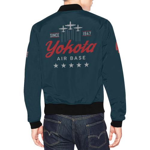 Yokota Men's Bomber Jacket All Over Print Bomber Jacket for Men (Model H19)