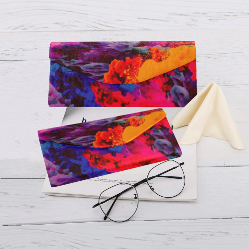 stormy colors C Custom Foldable Glasses Case